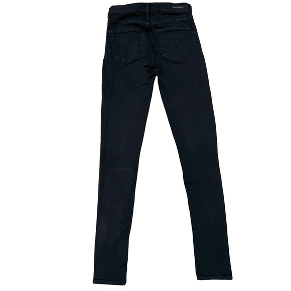 Citizens of Humanity Stretch Avedon Skinny Leg Jeans Black Size 26 - Picture 3 of 13